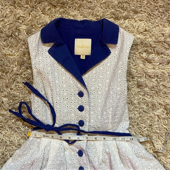 ModCloth Community Brunch Eyelet Shirt Dress XS - Picture 7 of 7